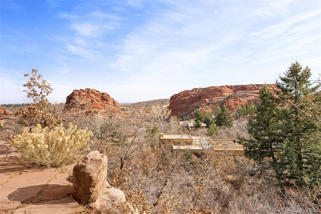 view of mountain feature