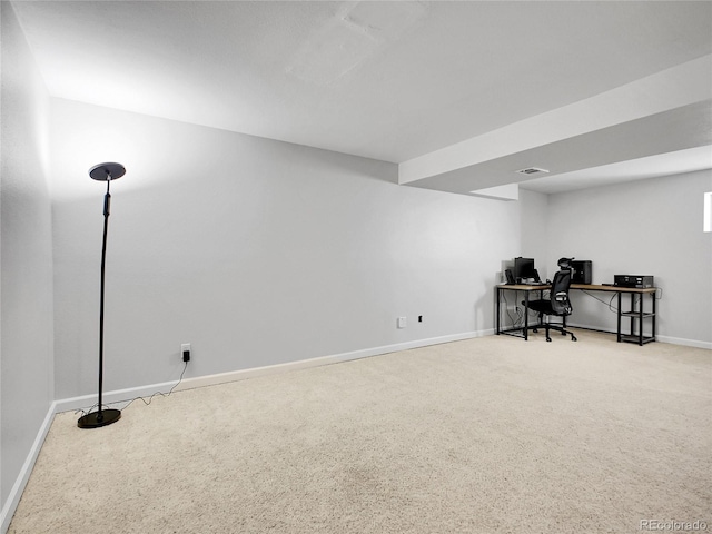 655 Gooseberry Ct, Lafayette, CO 80026 - carpeted office space featuring baseboards