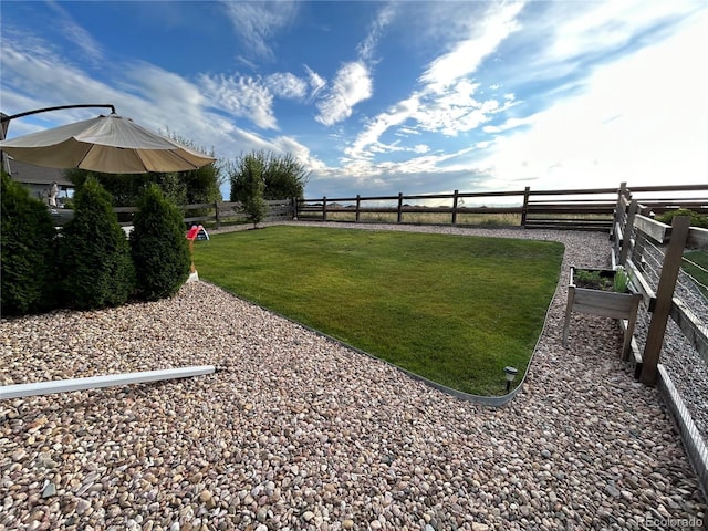 12901 Crane River Dr, Longmont, CO 80504 - view of yard featuring fence