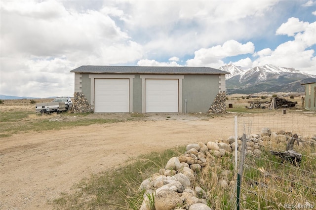 15980 County Road 306, Buena Vista, CO 81211 - detached garage featuring a mountain view