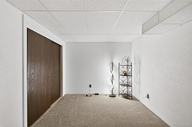 3947 W Ohio Ave, Denver, CO 80219 - unfurnished bedroom with a drop ceiling, carpet, and a closet