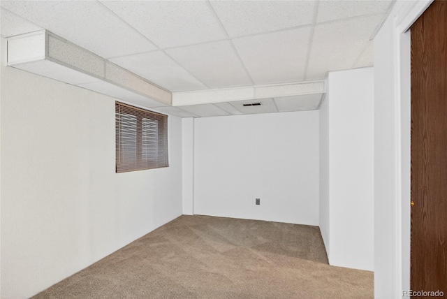 3947 W Ohio Ave, Denver, CO 80219 - carpeted empty room with a drop ceiling