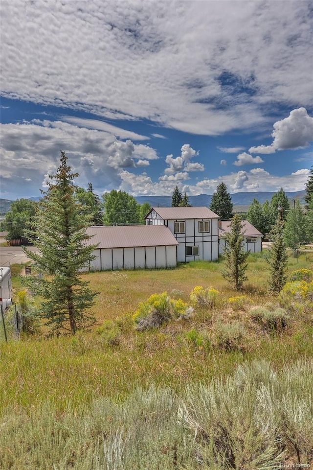 view of rear view of property