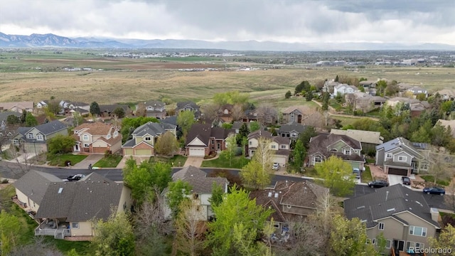 248 Summit Trl, Broomfield, CO 80020 - birds eye view of property featuring a mountain view and a residential view