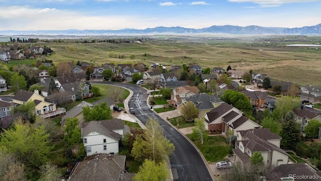 248 Summit Trl, Broomfield, CO 80020 - birds eye view of property with a residential view and a mountain view