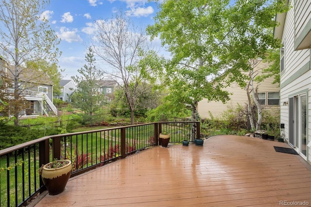 248 Summit Trl, Broomfield, CO 80020 - wooden terrace featuring a residential view