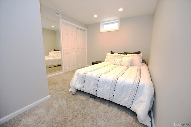 3111 W Bails Pl, Denver, CO 80219 - carpeted bedroom featuring a closet and recessed lighting