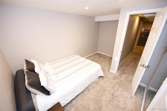 3111 W Bails Pl, Denver, CO 80219 - bedroom with light colored carpet and recessed lighting
