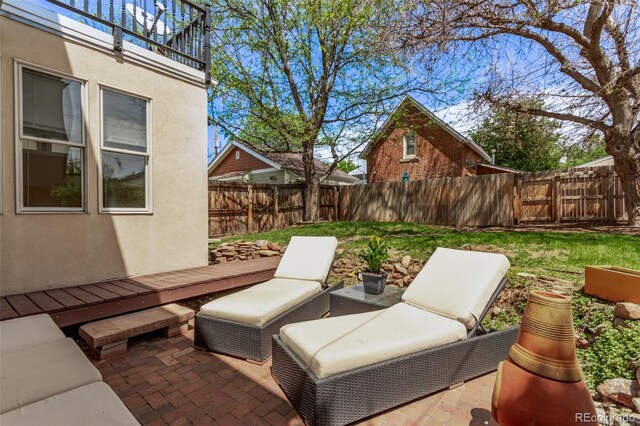 368 S Humboldt St, Denver, CO 80209 - view of patio with a balcony