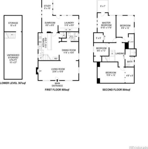 368 S Humboldt St, Denver, CO 80209 - home floor plan