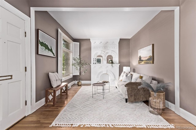 368 S Humboldt St, Denver, CO 80209 - living room with wood finished floors and baseboards