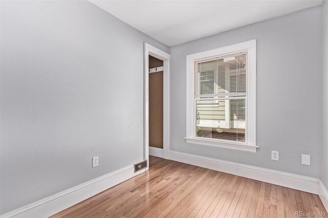 368 S Humboldt St, Denver, CO 80209 - spare room featuring hardwood / wood-style floors and baseboards