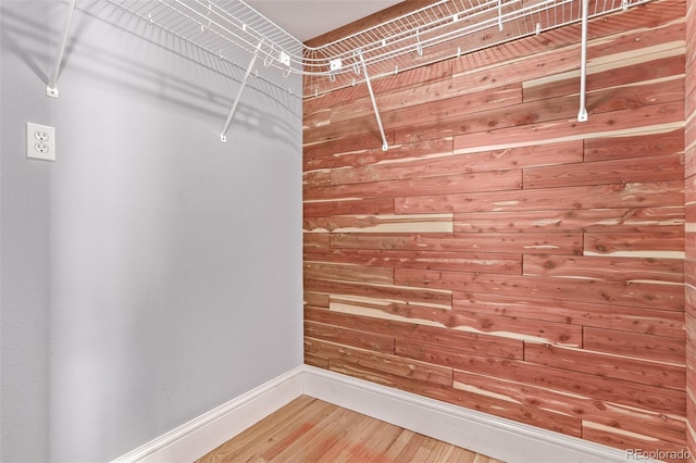 368 S Humboldt St, Denver, CO 80209 - walk in closet featuring wood finished floors