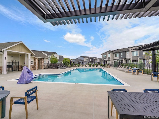 2059 S Vance Way, Denver, CO 80227 - community pool with a patio area and a residential view