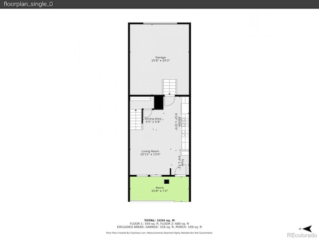 2059 S Vance Way, Denver, CO 80227 - home floor plan