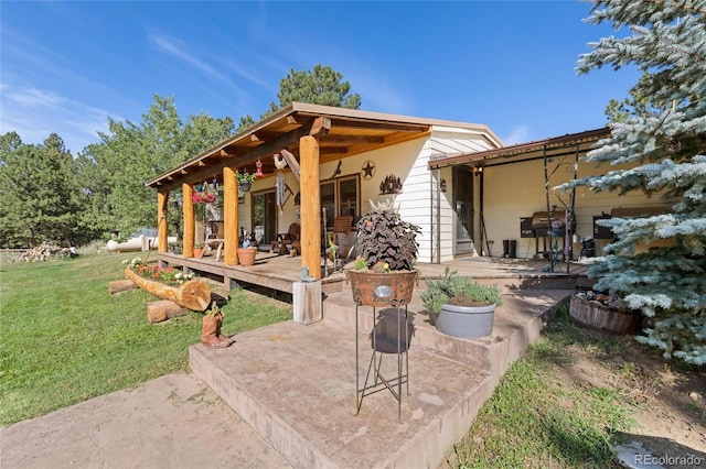 10000 State Highway 96, Westcliffe, CO 81252 - view of patio with a deck