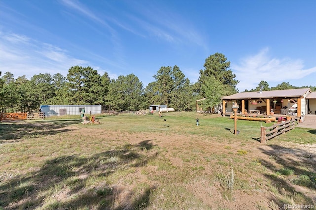 10000 State Highway 96, Westcliffe, CO 81252 - view of yard with an outdoor structure