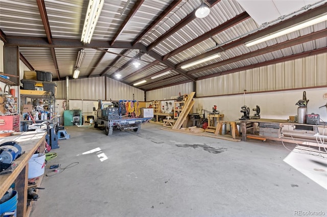 10000 State Highway 96, Westcliffe, CO 81252 - garage featuring a workshop area