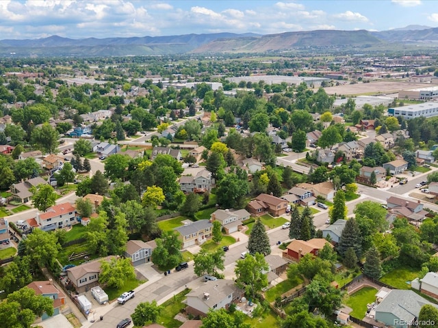 13762 W 67th Pl, Arvada, CO 80004 - aerial view of residential area featuring mountains