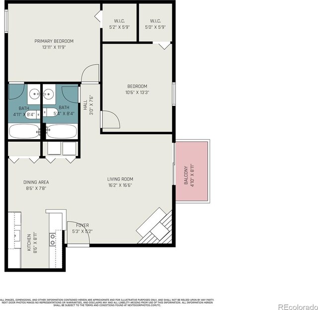 10150 E Virginia Ave Unit 7-304, Denver, CO 80247 - property floor plan