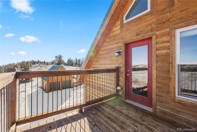 5844 Middle Fork Vis, Fairplay, CO 80440 - view of deck