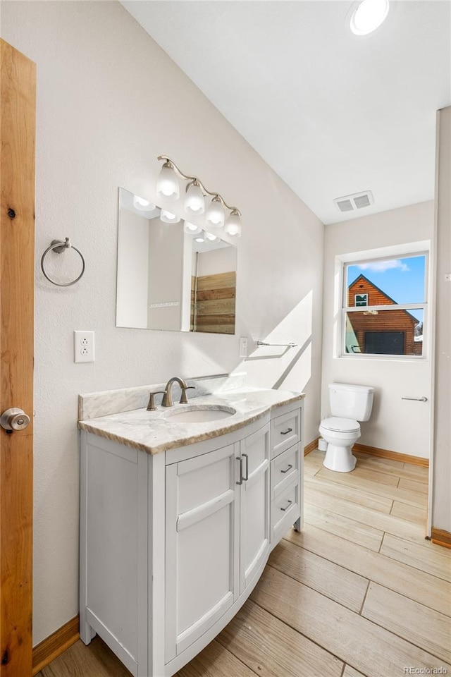 5844 Middle Fork Vis, Fairplay, CO 80440 - bathroom featuring vanity and wood finished floors