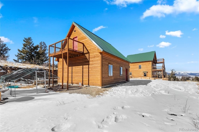 5844 Middle Fork Vis, Fairplay, CO 80440 - snow covered property with a metal roof