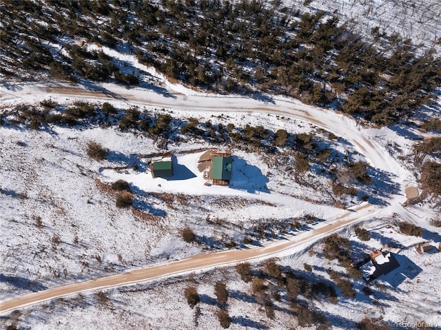 5844 Middle Fork Vis, Fairplay, CO 80440 - view of snowy aerial view