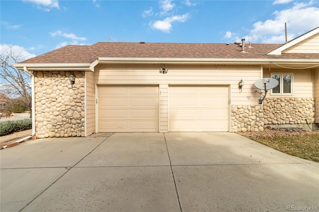 exterior space featuring driveway