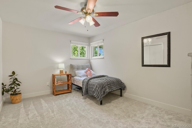 12663 E Ohio Ave, Aurora, CO 80012 - bedroom with carpet and a ceiling fan