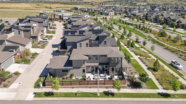 drone / aerial view featuring a residential view