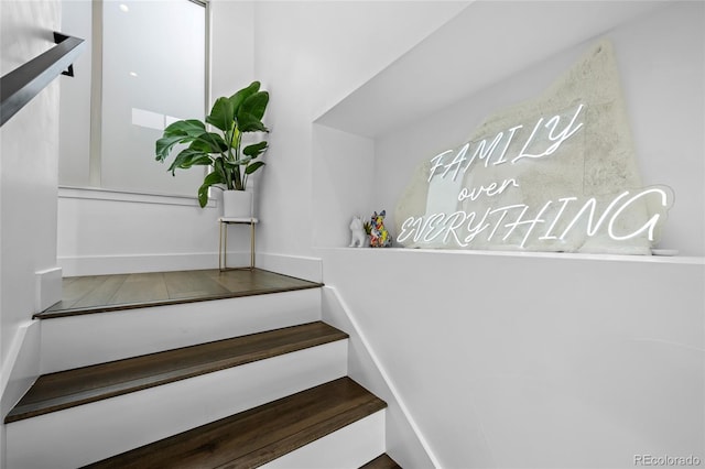 view of stairs