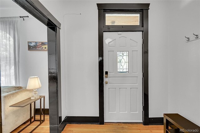 444 S Pearl St, Denver, CO 80209 - entryway with light wood-style flooring