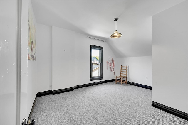 444 S Pearl St, Denver, CO 80209 - bonus room featuring lofted ceiling and carpet floors