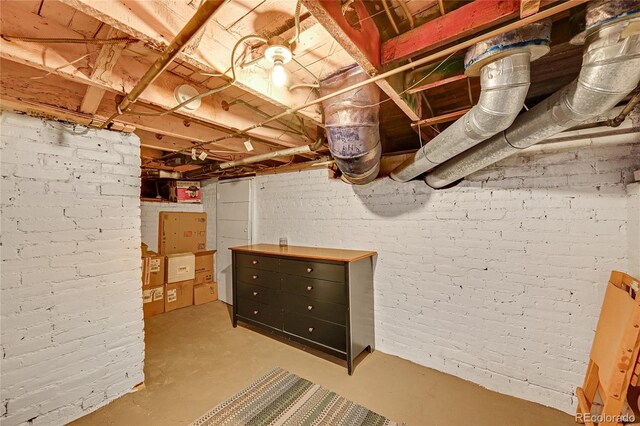 444 S Pearl St, Denver, CO 80209 - view of unfinished below grade area