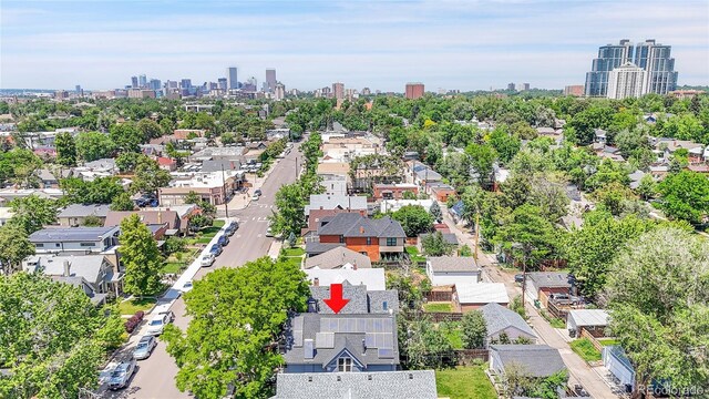 444 S Pearl St, Denver, CO 80209 - aerial view of city skyline