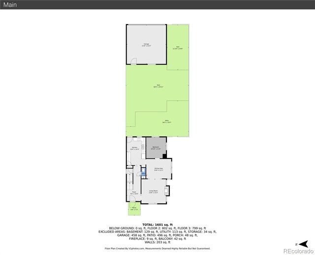 444 S Pearl St, Denver, CO 80209 - view of floor plan / room layout