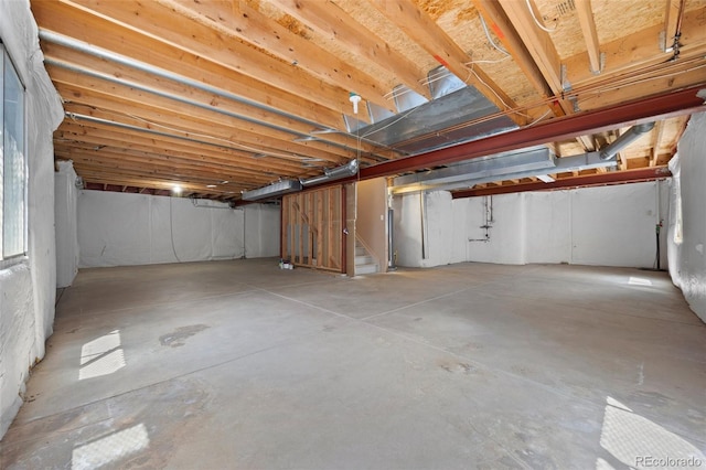 8985 Edgewood Ln, Highlands Ranch, CO 80130 - unfinished below grade area featuring stairway