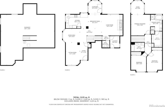 8985 Edgewood Ln, Highlands Ranch, CO 80130 - floor plan / room layout