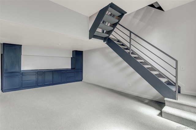 2193 Arapahoe St Unit 15, Denver, CO 80205 - staircase with carpet floors and baseboards