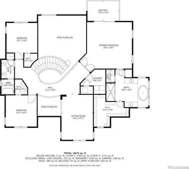 26566 E Peakview Dr, Aurora, CO 80016 - plan
