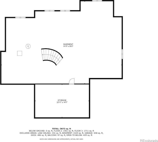 26566 E Peakview Dr, Aurora, CO 80016 - floor plan