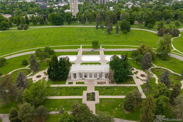 1150 Vine St Unit 306, Denver, CO 80206 - drone / aerial view of a tree filled landscape