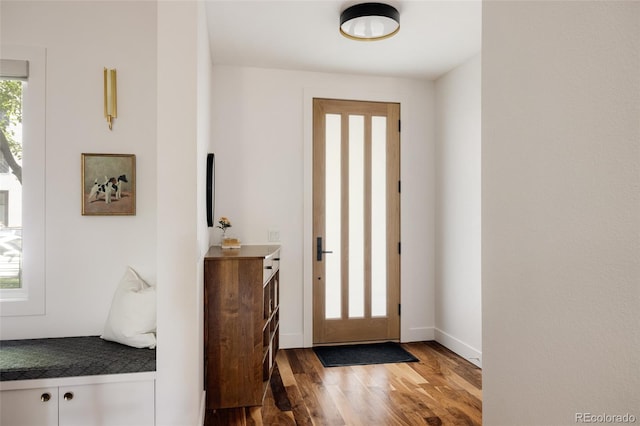 3130 Wyandot St, Denver, CO 80211 - entryway featuring wood finished floors and baseboards