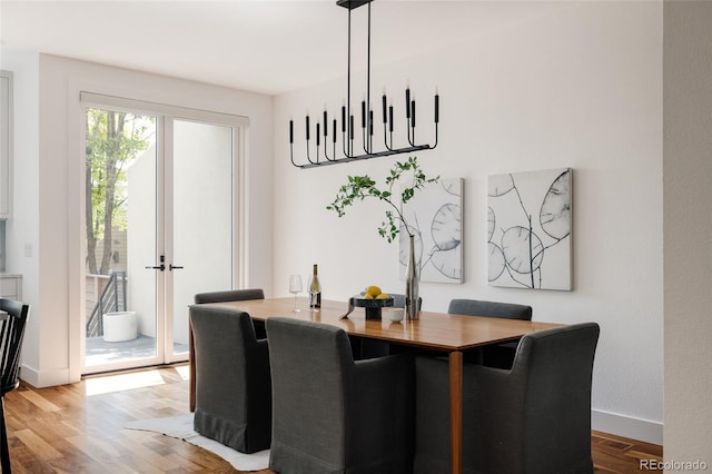 3130 Wyandot St, Denver, CO 80211 - dining room with wood finished floors and baseboards