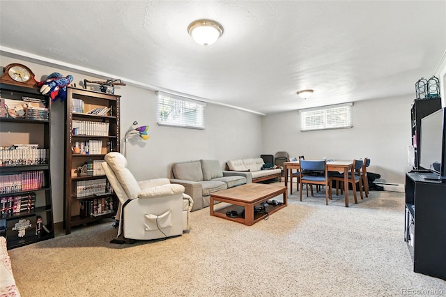 3691 Allison St, Wheat Ridge, CO 80033 - living area with healthy amount of natural light and a baseboard radiator