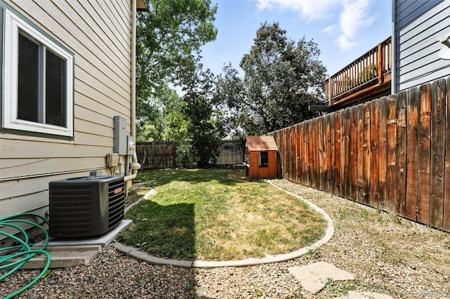 8468 S Upham Way, Littleton, CO 80128 - fenced backyard featuring a storage shed