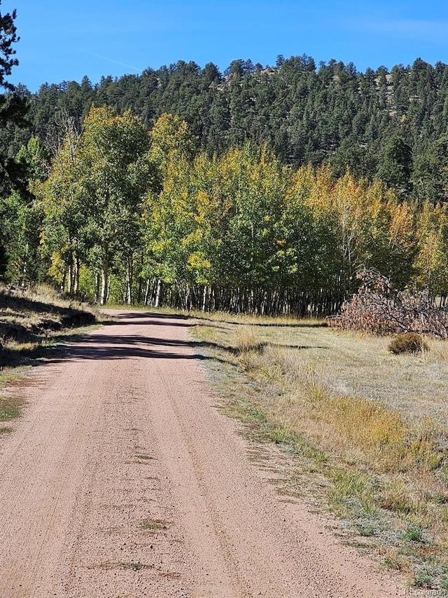 view of road