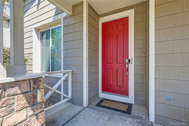 view of property entrance