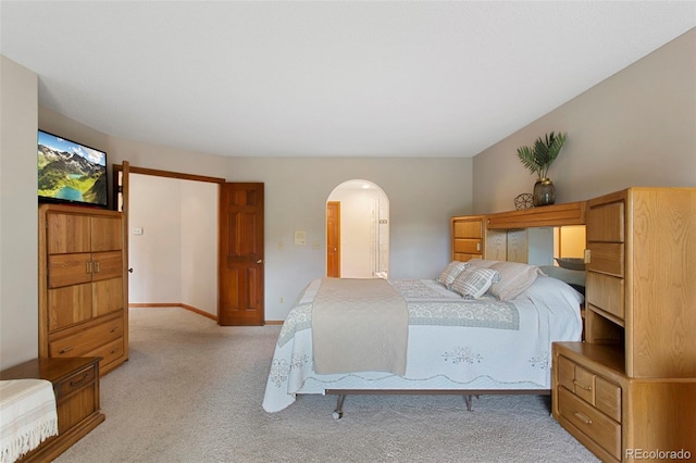 3 Silverberry, Littleton, CO 80127 - bedroom with arched walkways and light colored carpet